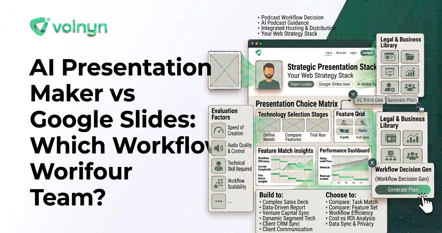 AI Presentation Maker vs Google Slides: Which Workflow Fits Your Team?