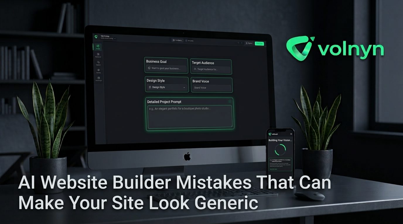 AI Website Builder Mistakes That Make Your Site Look Generic