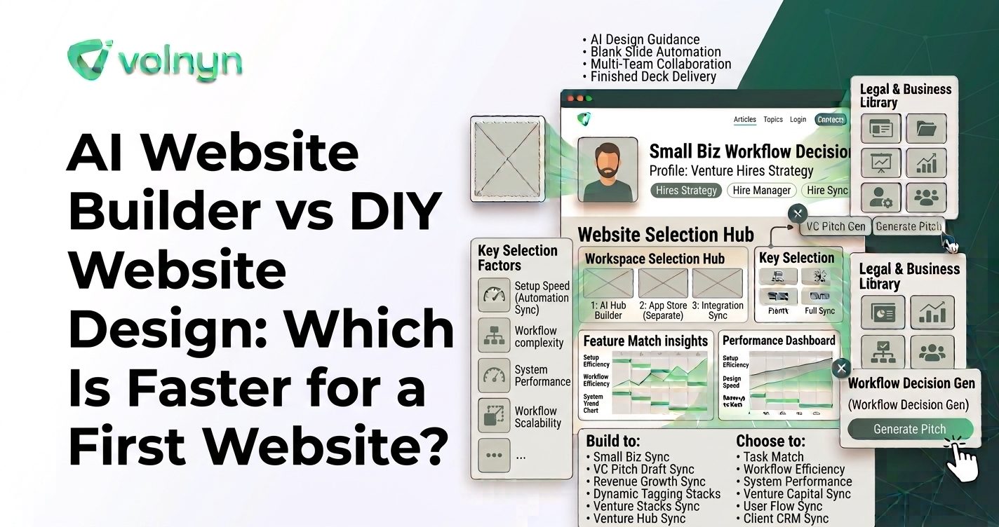 AI Website Builder vs DIY Website Design: Which Is Faster for a First Website?