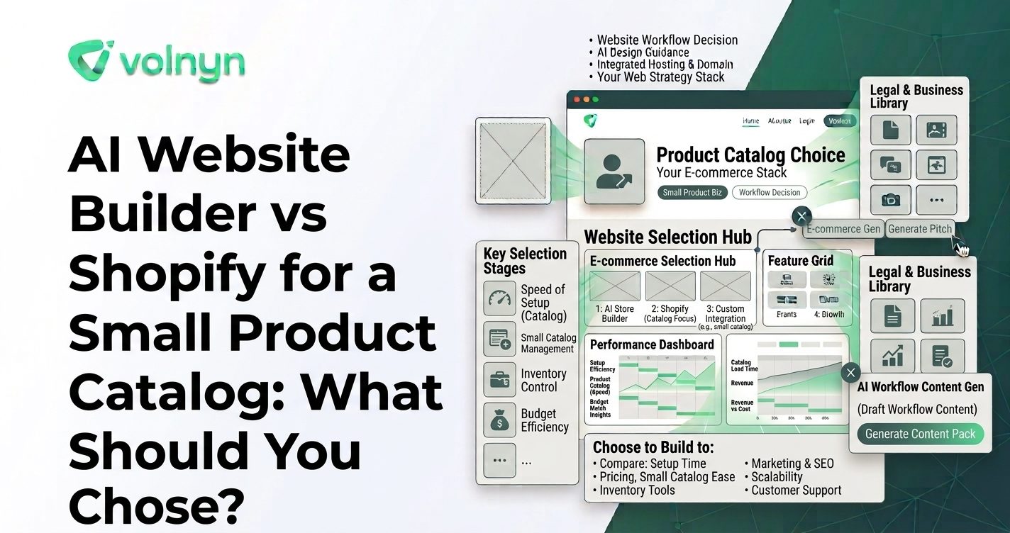 AI Website Builder vs Shopify for a Small Product Catalog: What Should You Choose?