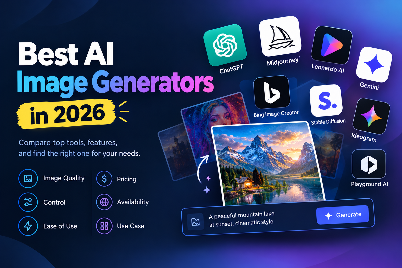 Best AI Image Generators in 2026: Compare the Top Tools