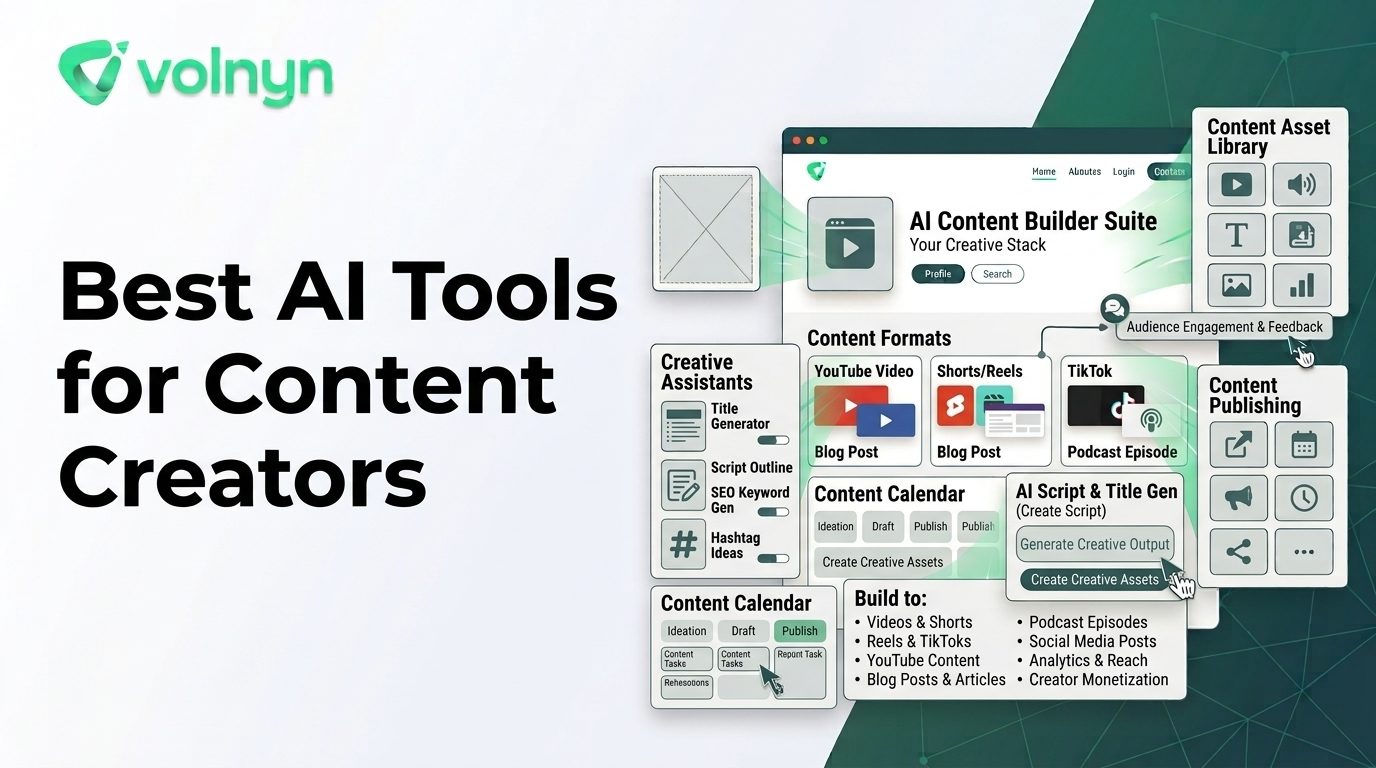 Best AI Tools for Content Creators