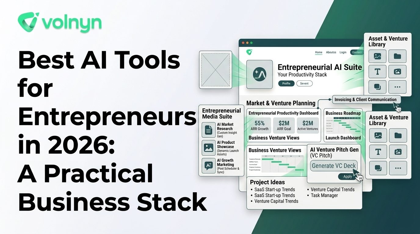Best AI Tools for Entrepreneurs in 2026: A Practical Business Stack