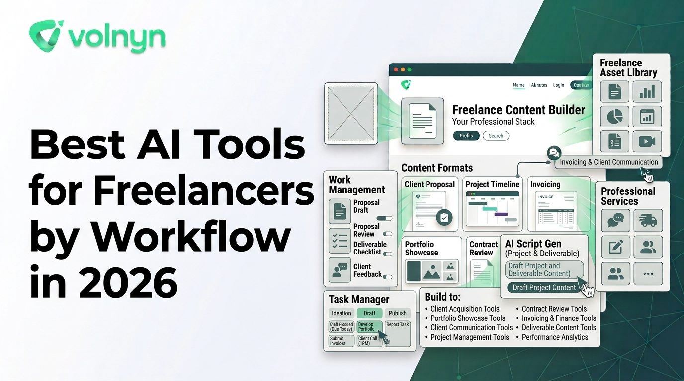 Best AI Tools for Freelancers by Workflow in 2026