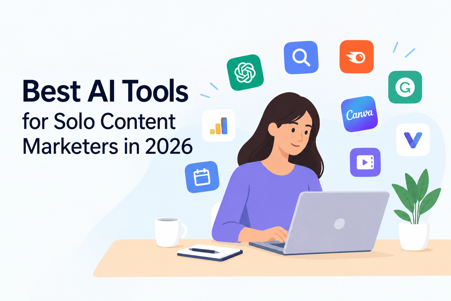 Best AI Tools for Solo Content Marketers in 2026: A Practical Toolkit