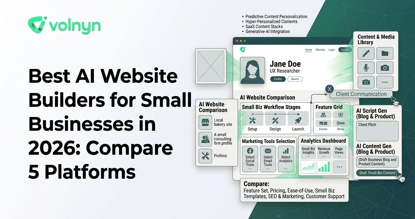 Best AI Website Builders for Small Businesses in 2026: Compare 5 Platforms