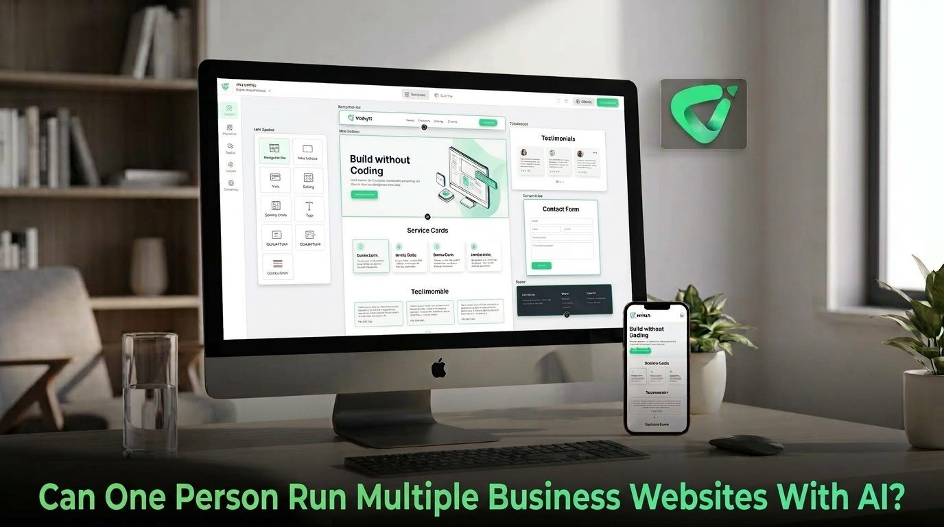 Can One Person Run Multiple Business Websites With AI?