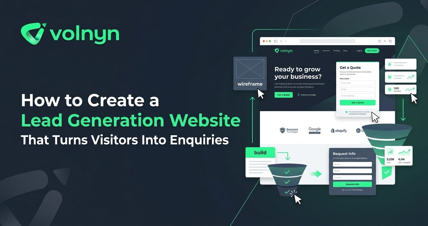How to Create a Lead Generation Website That Turns Visitors Into Enquiries