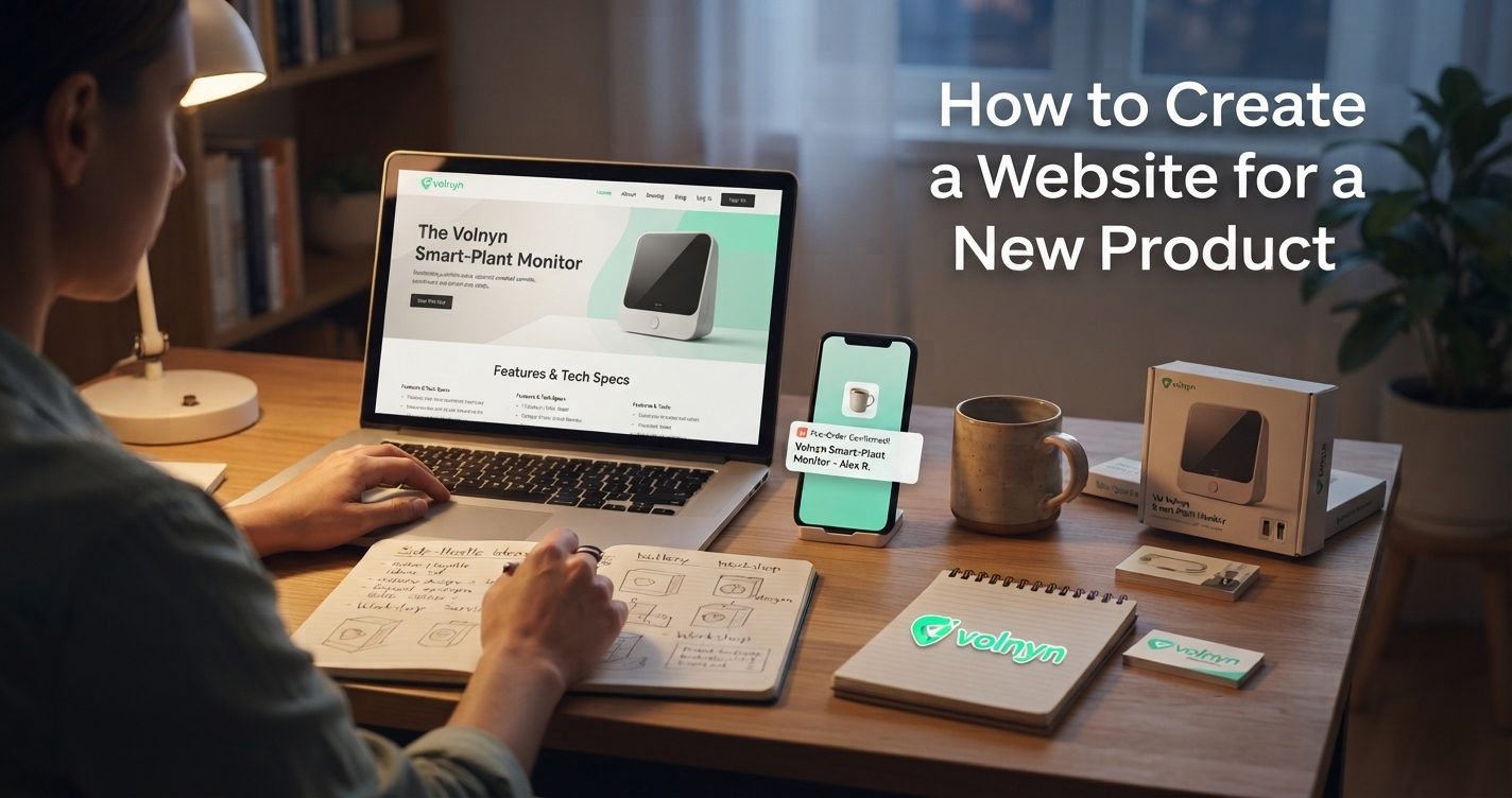 How to Create a Website for a New Product: A Launch Guide