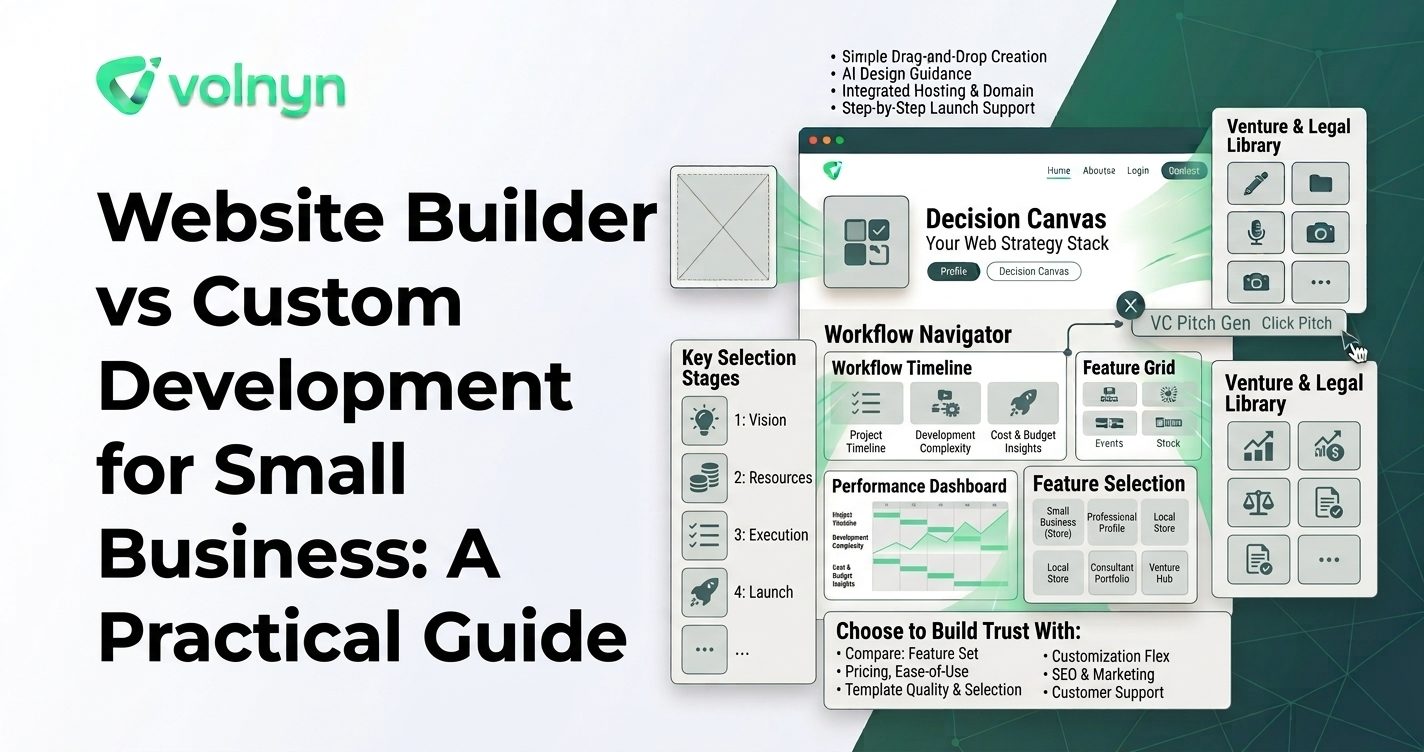 Website Builder vs Custom Development for Small Business: A Practical Guide