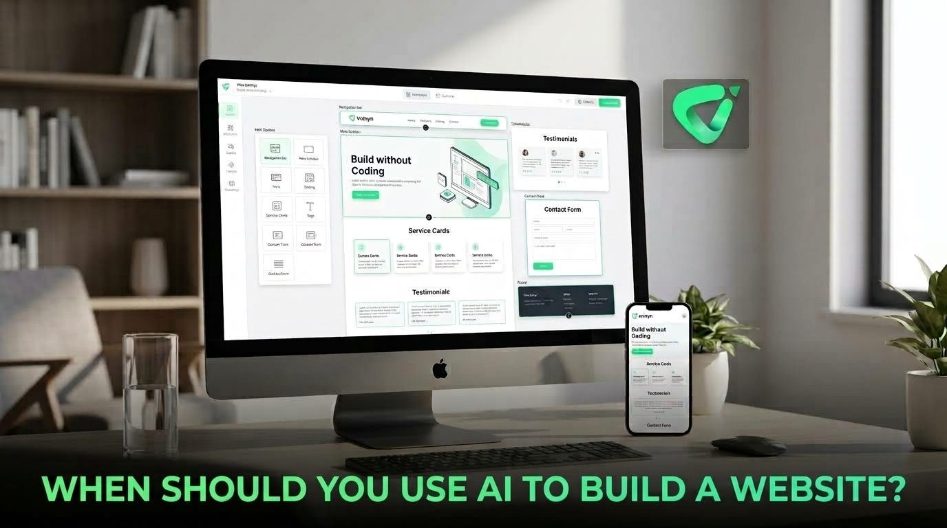 When Should You Use AI to Build a Website?