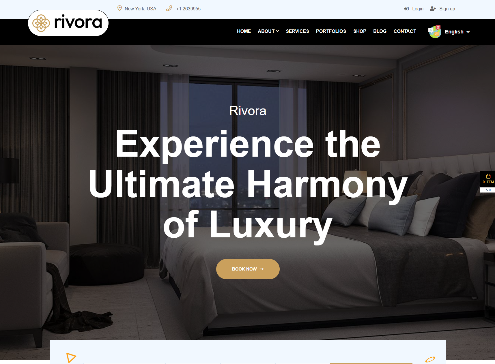 Business website template in Volnyn AI website builder