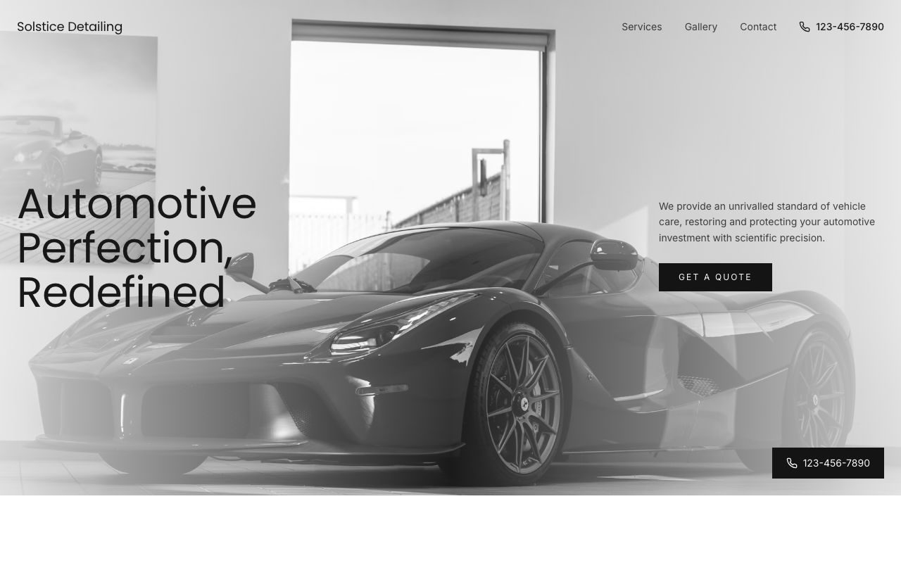 Auto Detailing Template