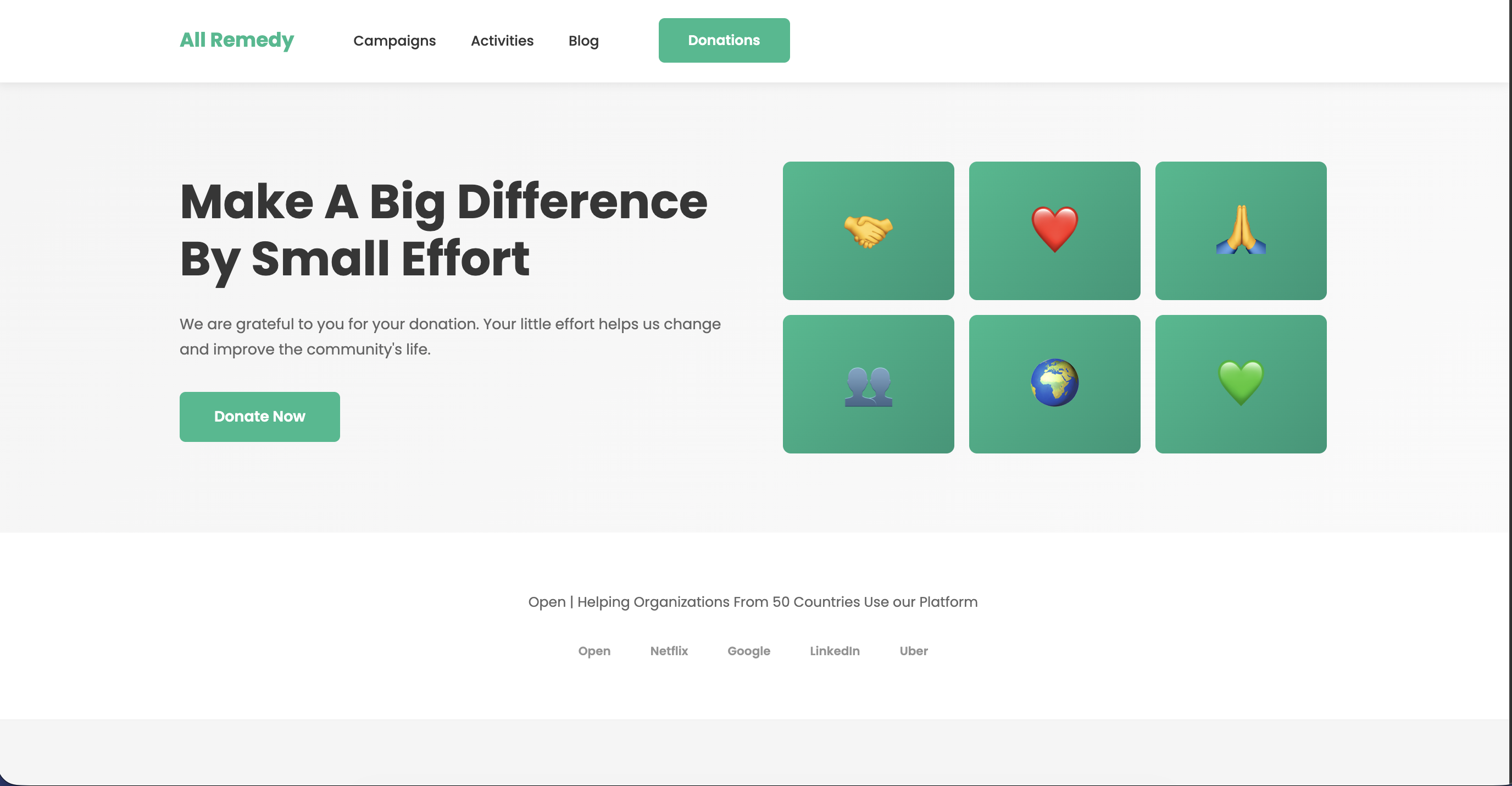 Donation Site