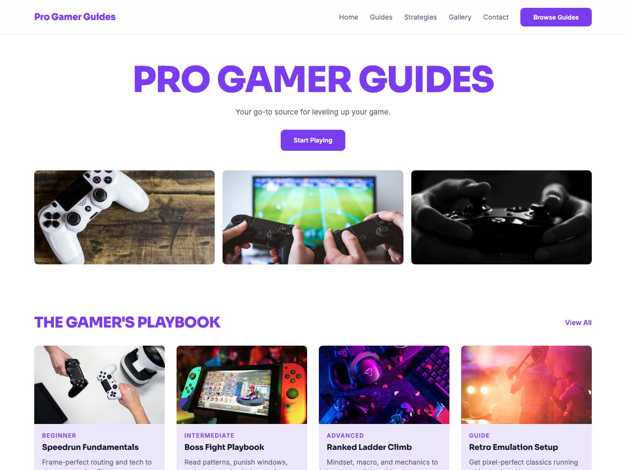 Pro Gamer Guides