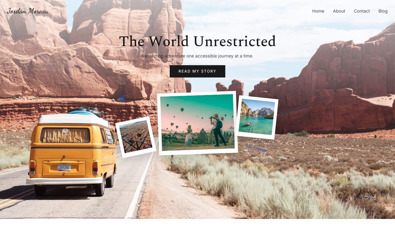 Travel Blog Template